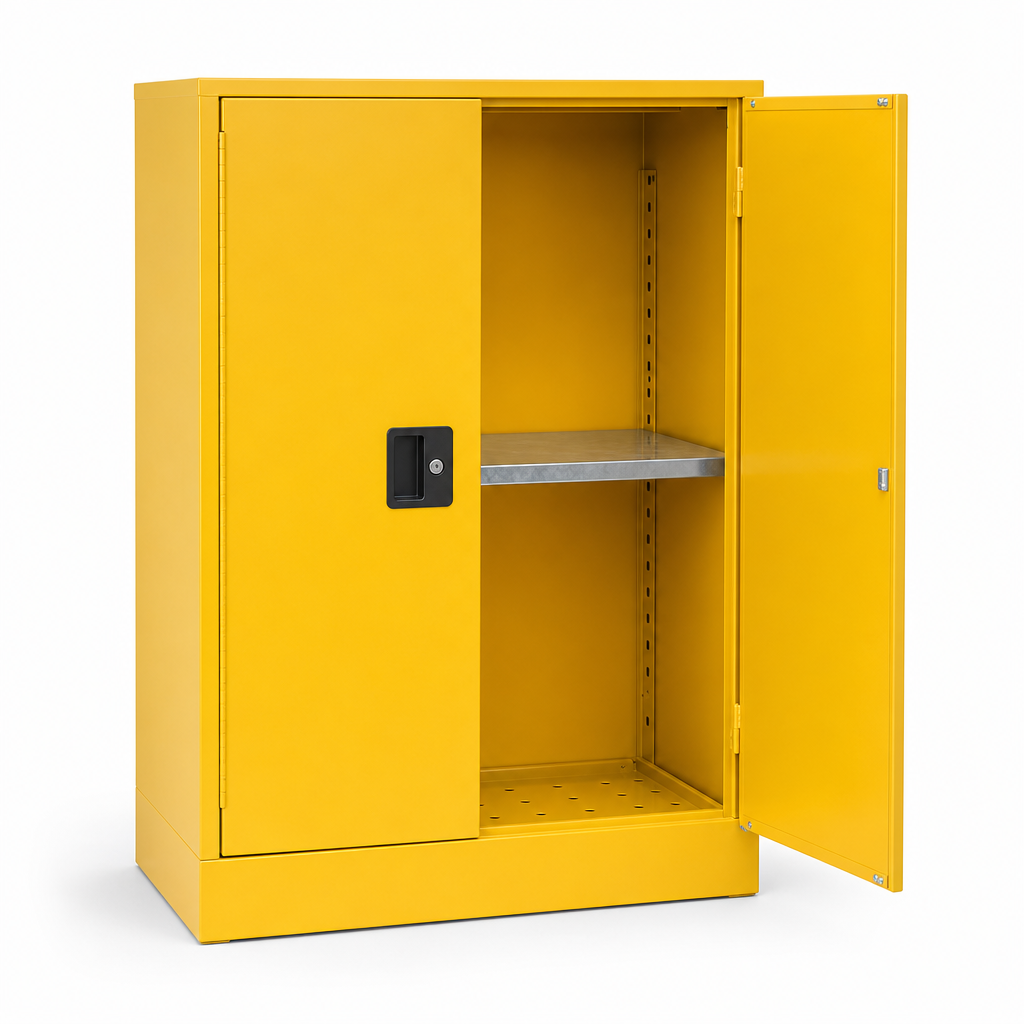 Flammable Storage COSHH Cabinet 900 x 459mm with Shelf
