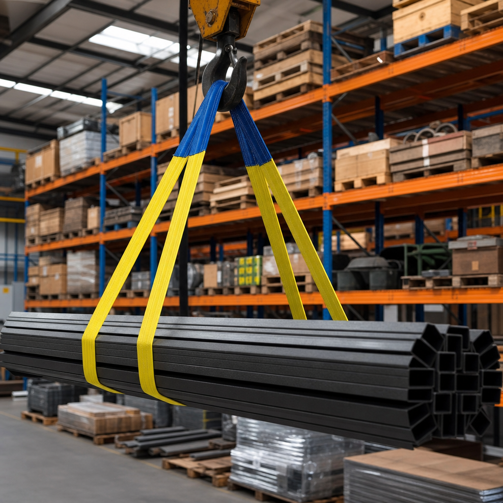 Flat Webbing Lifting Slings with Safety Colour Coding