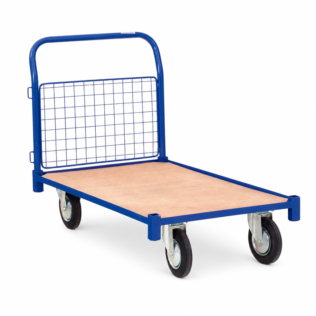 Flatbed Platform Truck with Optional Sides 500kg Capacity
