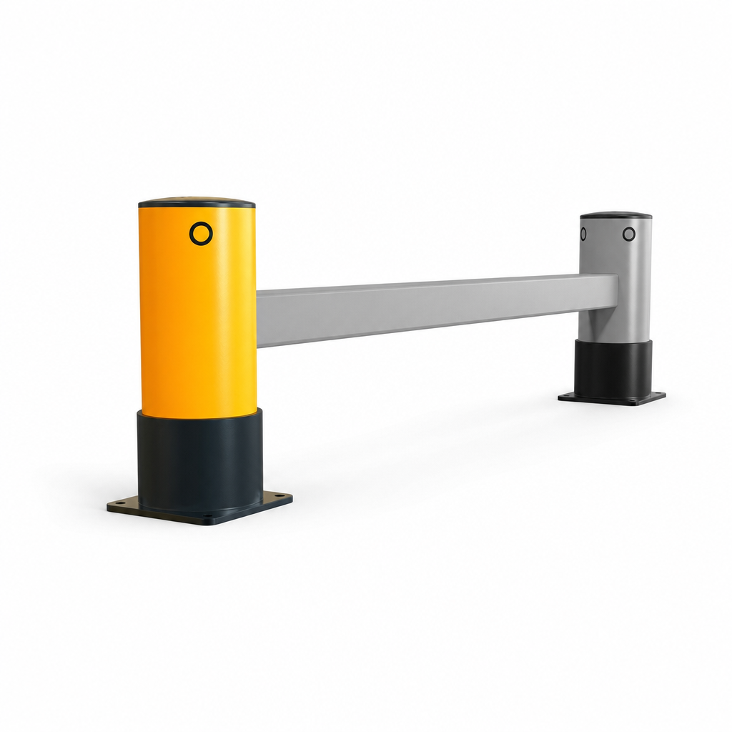 Flexible Single Rack End Barrier Post