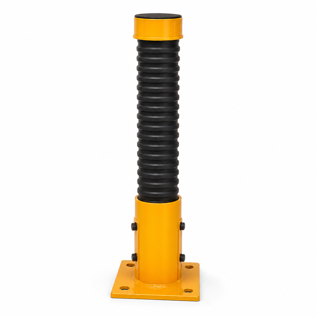 Flexible Single Rack End Barrier Post
