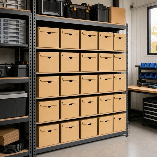 Flip Top Archive Storage Boxes Pack of 20