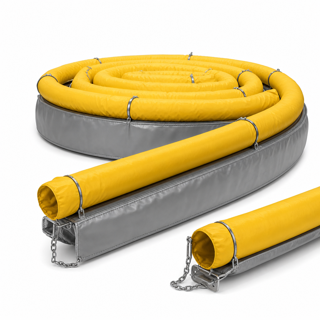 Floating Oil Spill Absorbent Barrier Booms