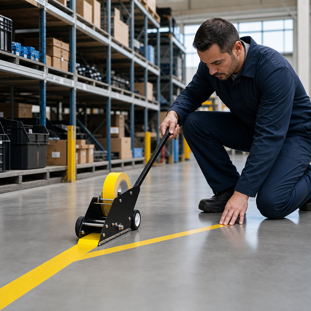 Floor Marking Tape Applicator