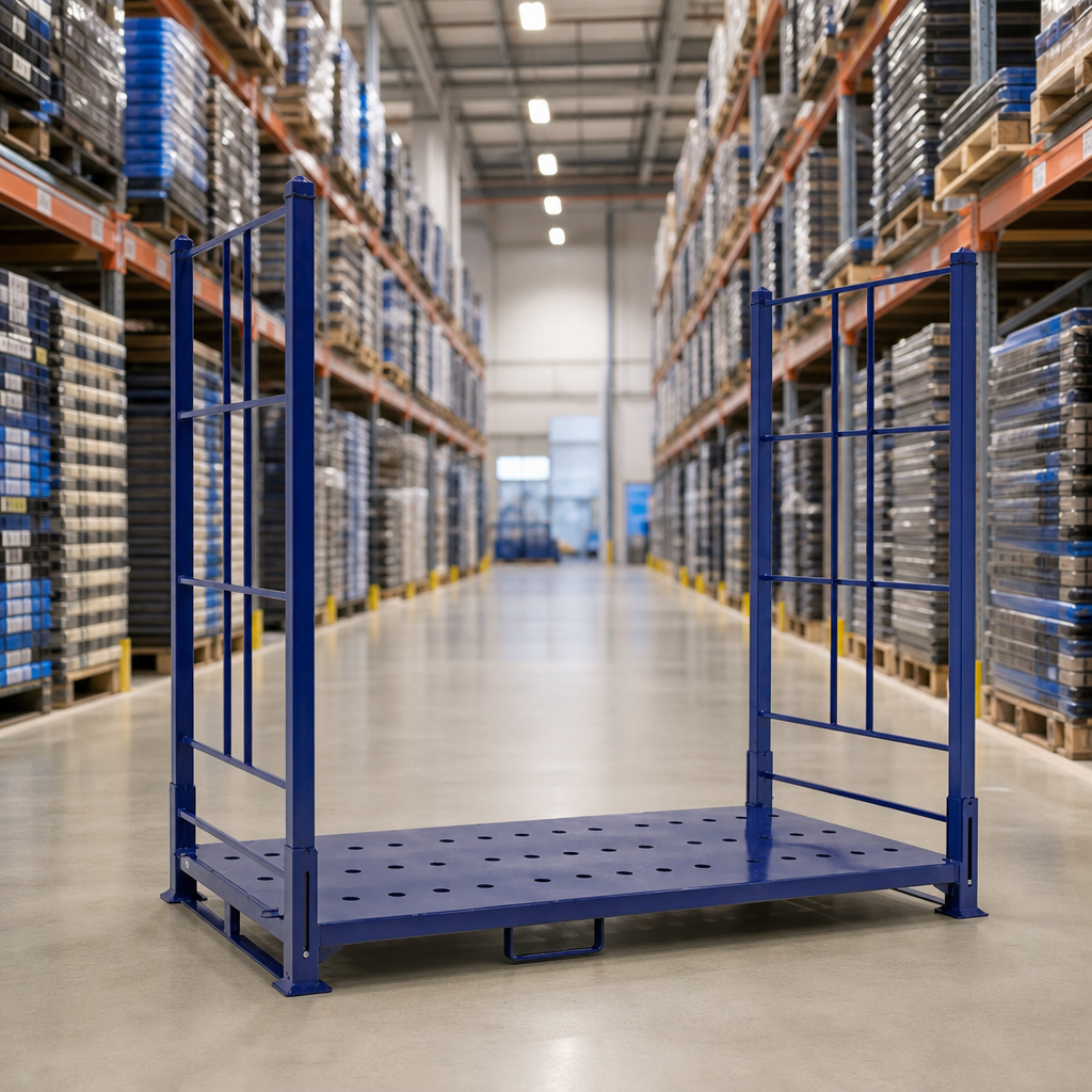 Foldable Stacking Storage Pallet with 1000kg Capacity