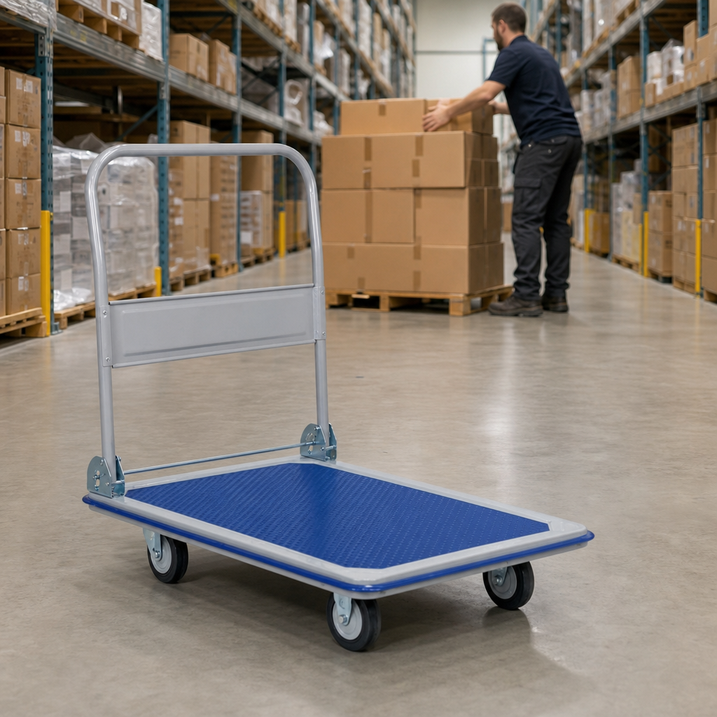 Folding Platform Truck with 150–300kg Load Capacity