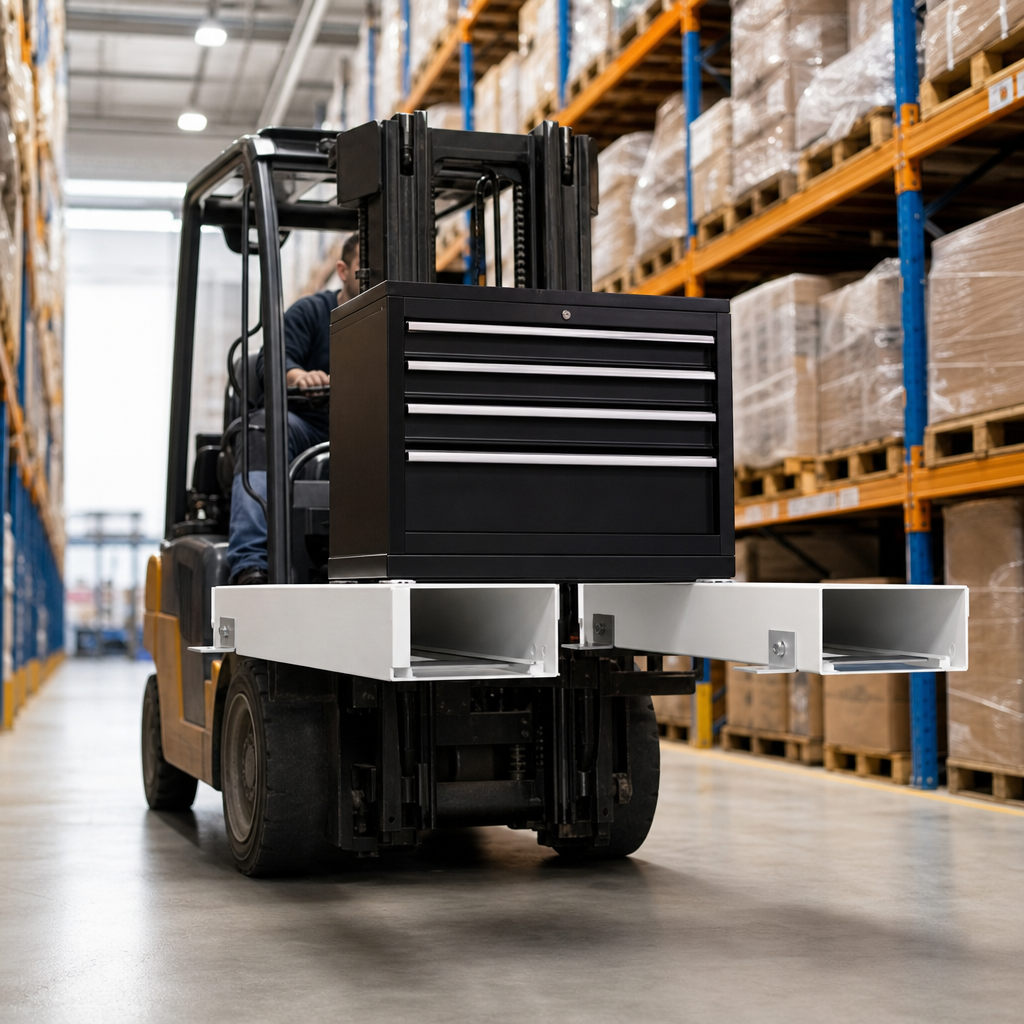Fork Lift Base Accessory for 525mm Wide Drawer Cabinets