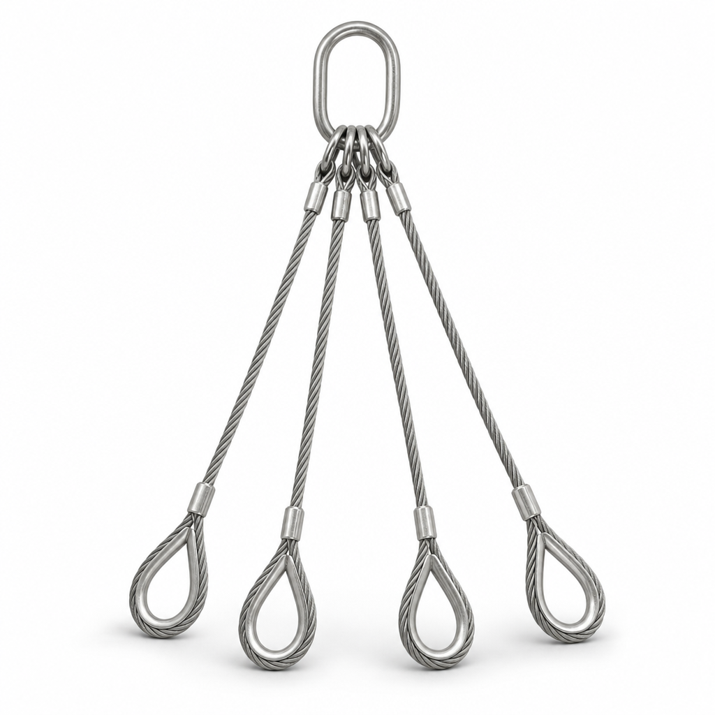 Four Leg Wire Rope Slings