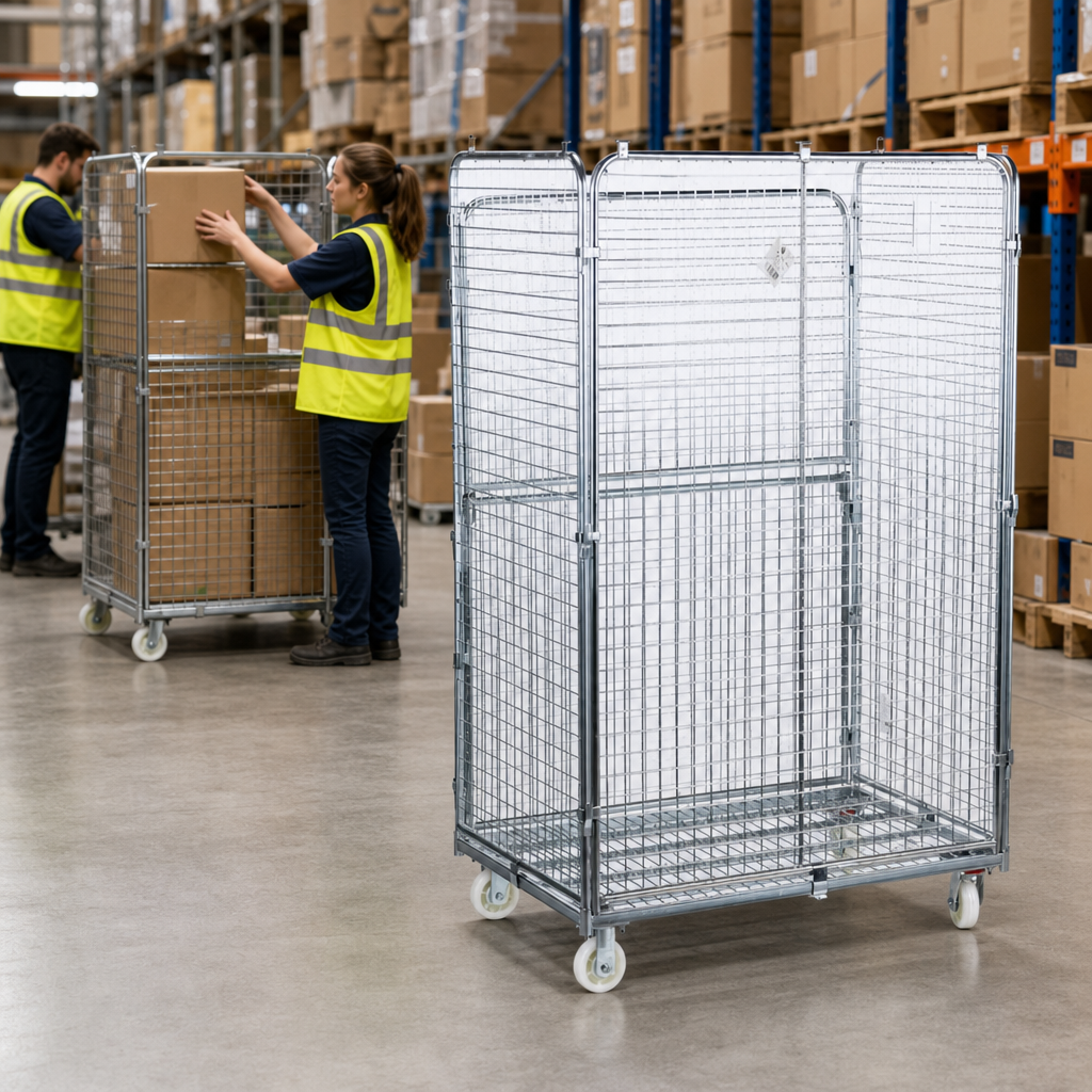 Front Opening Roll Container with 600 kg Capacity