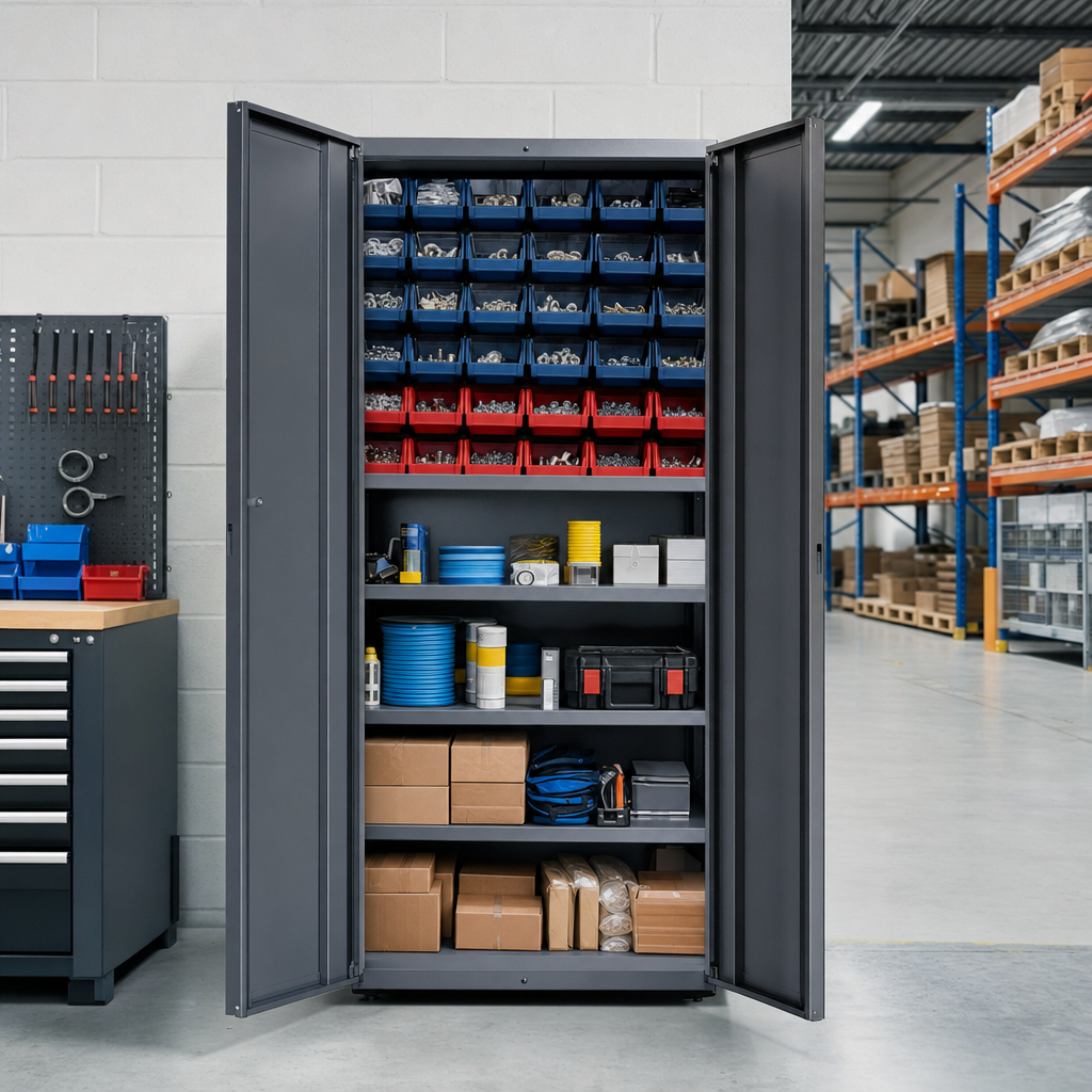Full Height Budget Bin Cupboards for Small Parts Storage