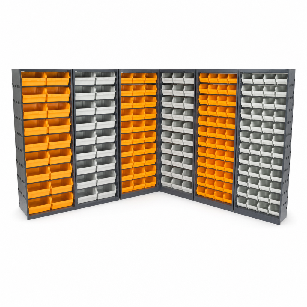 Full Height Budget Bin Cupboards for Small Parts Storage