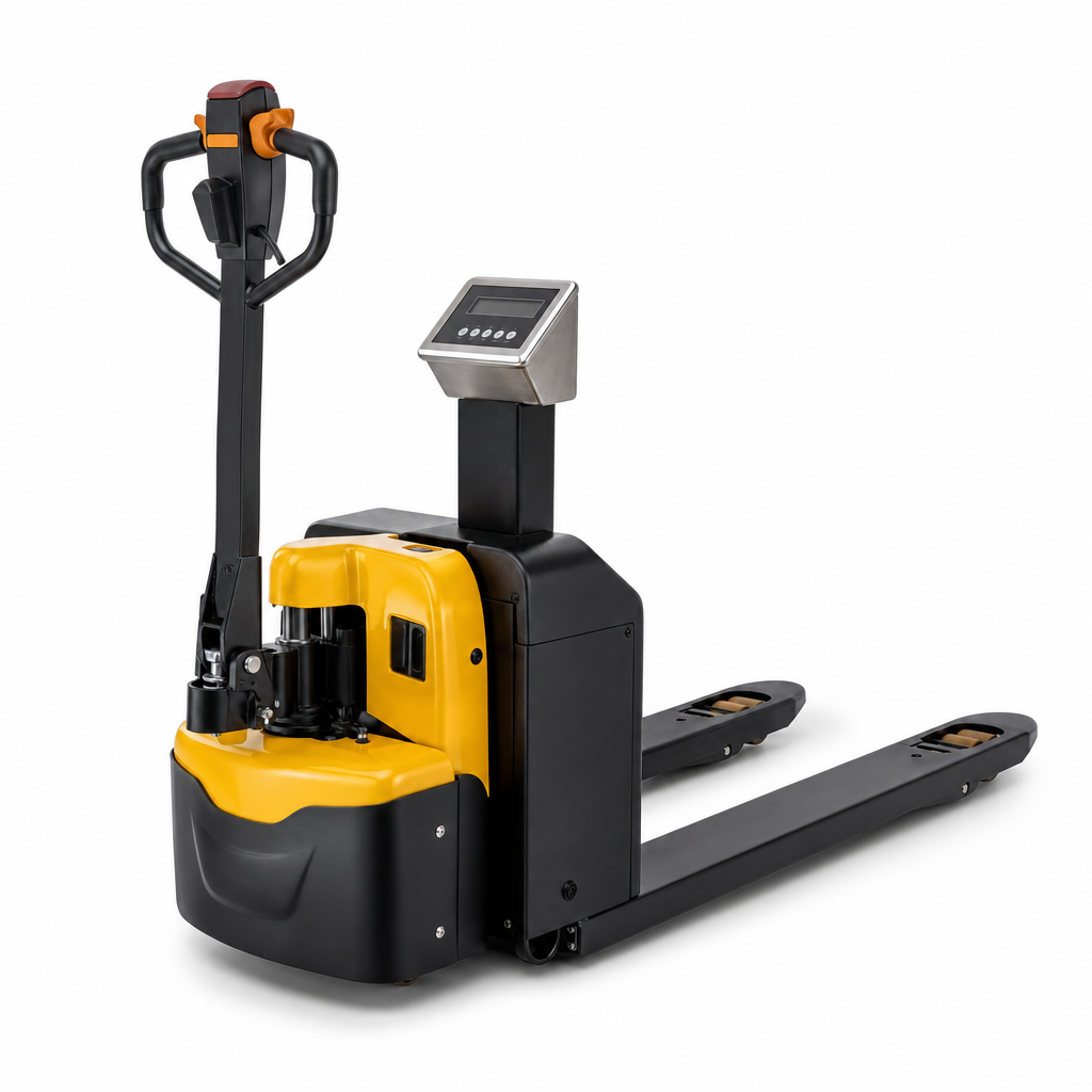 Fully Electric Pallet Truck with Weigh Scale 1500kg Load