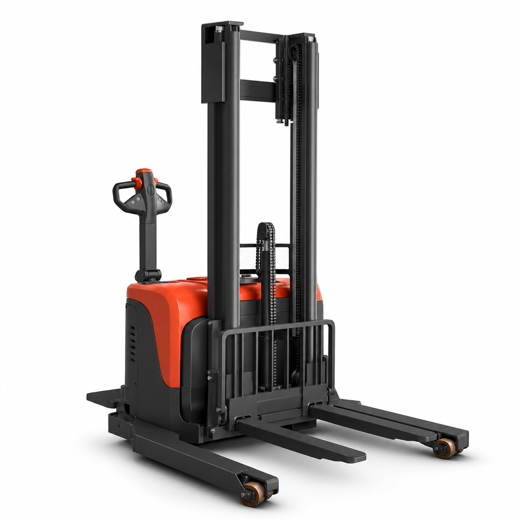 Fully Electric Straddle Pallet Stacker Truck