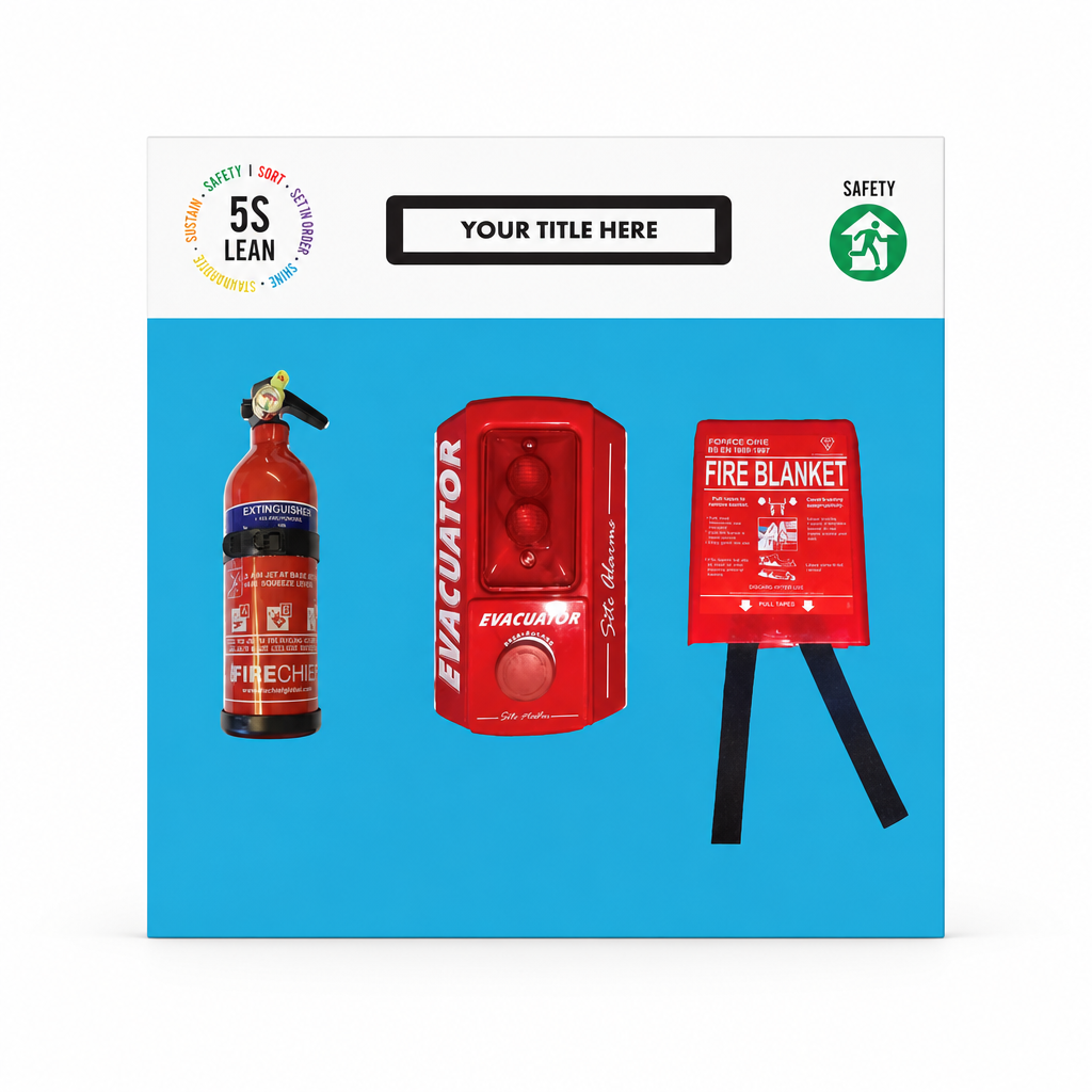 Fully Equipped Fire Safety Shadow Board Kit