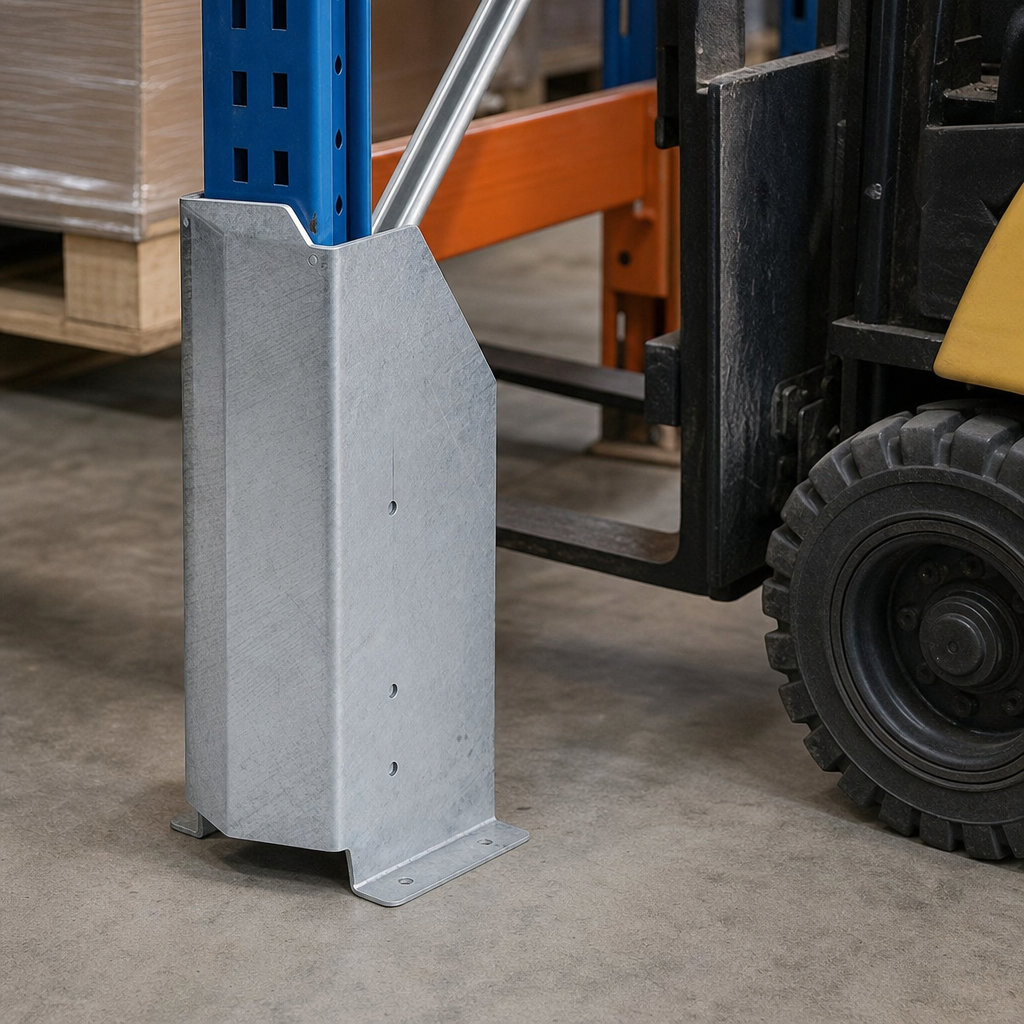 Galvanised Pallet Racking Frame Protector 600mm High