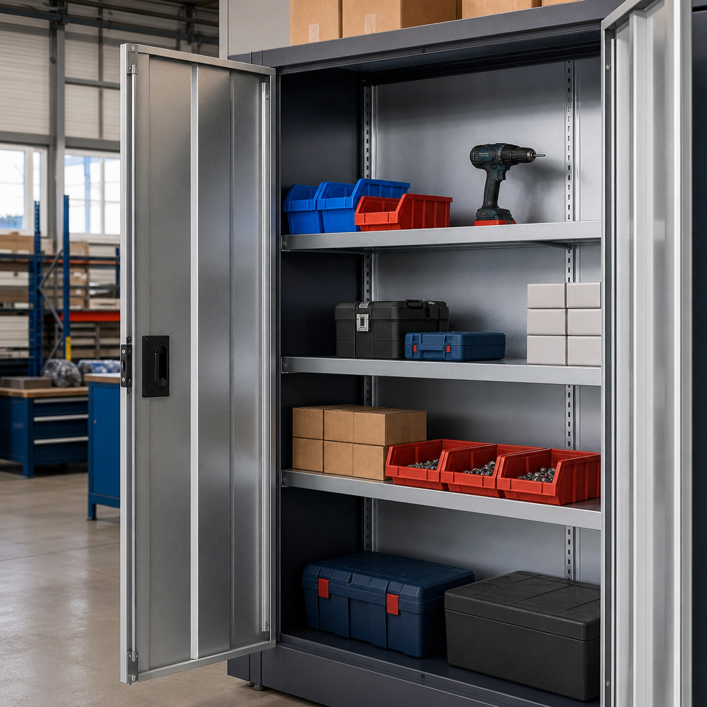 Galvanised Steel Extra Shelf Kit 800x650mm for Tool Cupboards