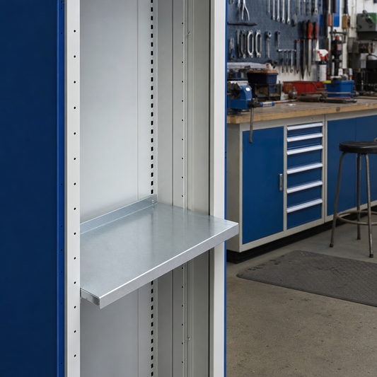 Galvanised Steel Extra Shelf Kit 800x650mm for Tool Cupboards