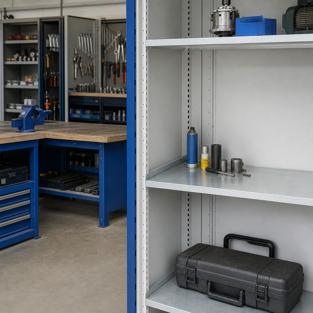 Galvanised Steel Shelving Kit 525 x 525mm