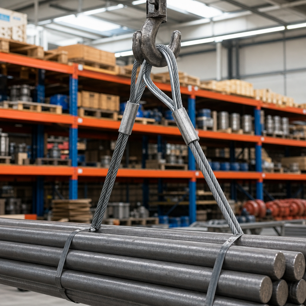 Galvanised Wire Rope Strops with Soft or Thimble Eye