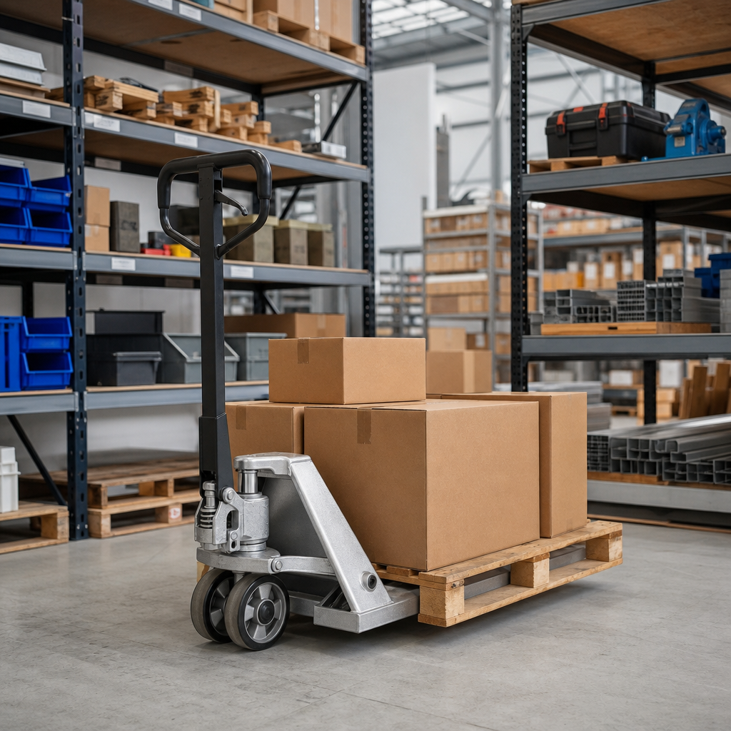 Galvanised Zinc Hand Pallet Truck 2500kg