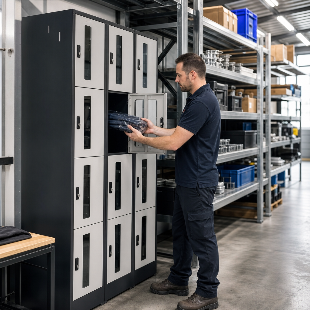 Garment Dispenser Lockers with 5, 10 or 15 Compartments