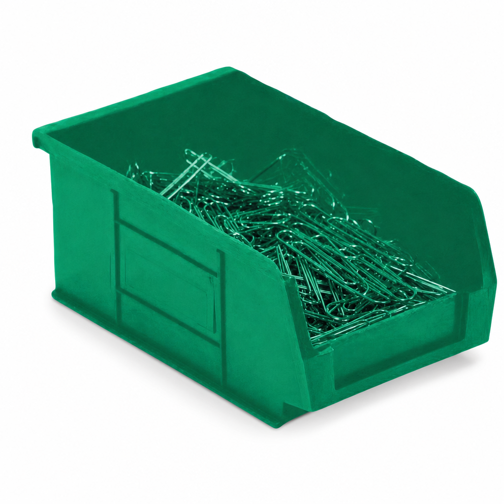 Green 1.27 Litre Plastic Picking Bin