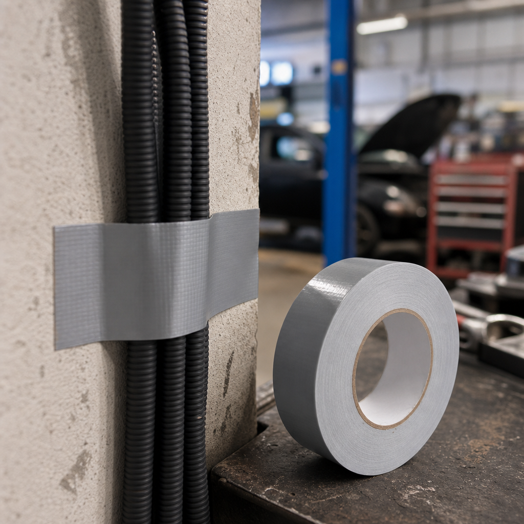 Grey No-Residue Duct Tape 50mm x 50m Roll
