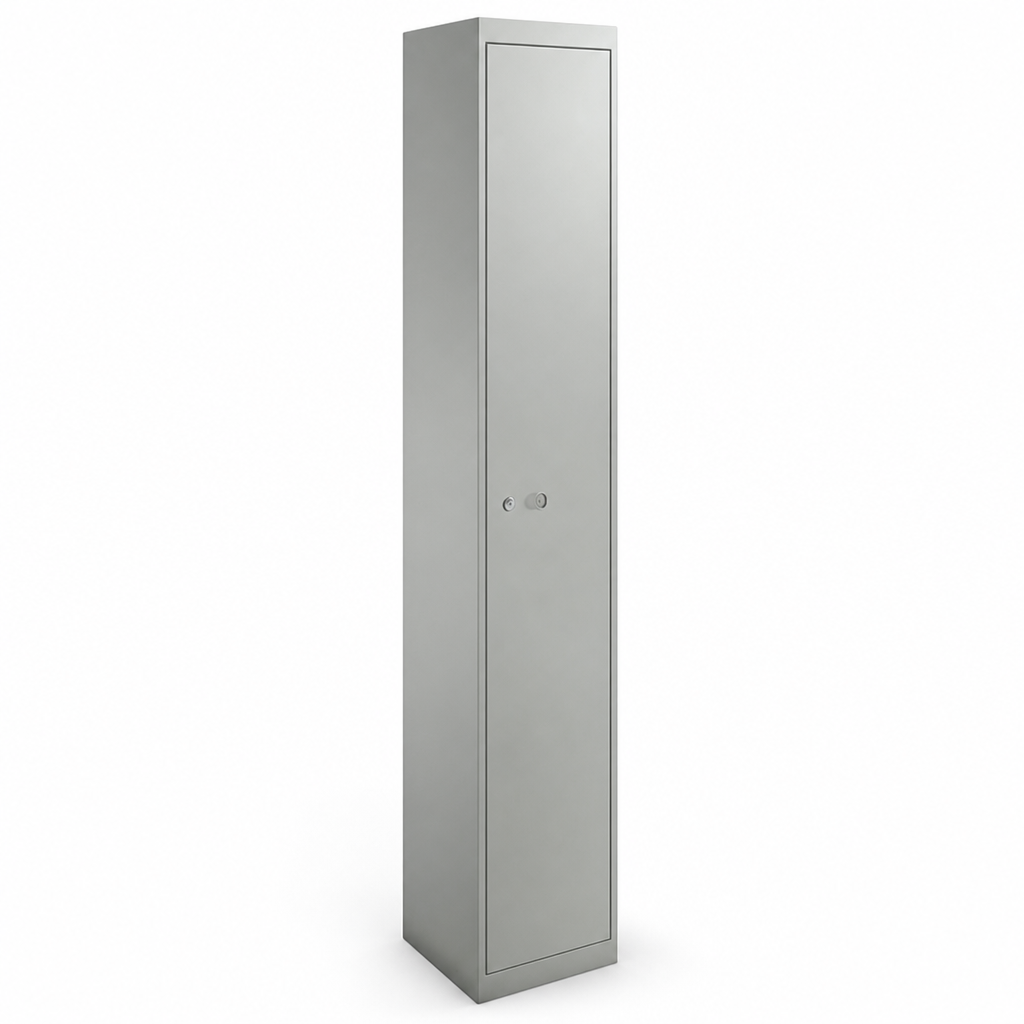 Grey Steel Office Lockers with 1 to 6 Doors