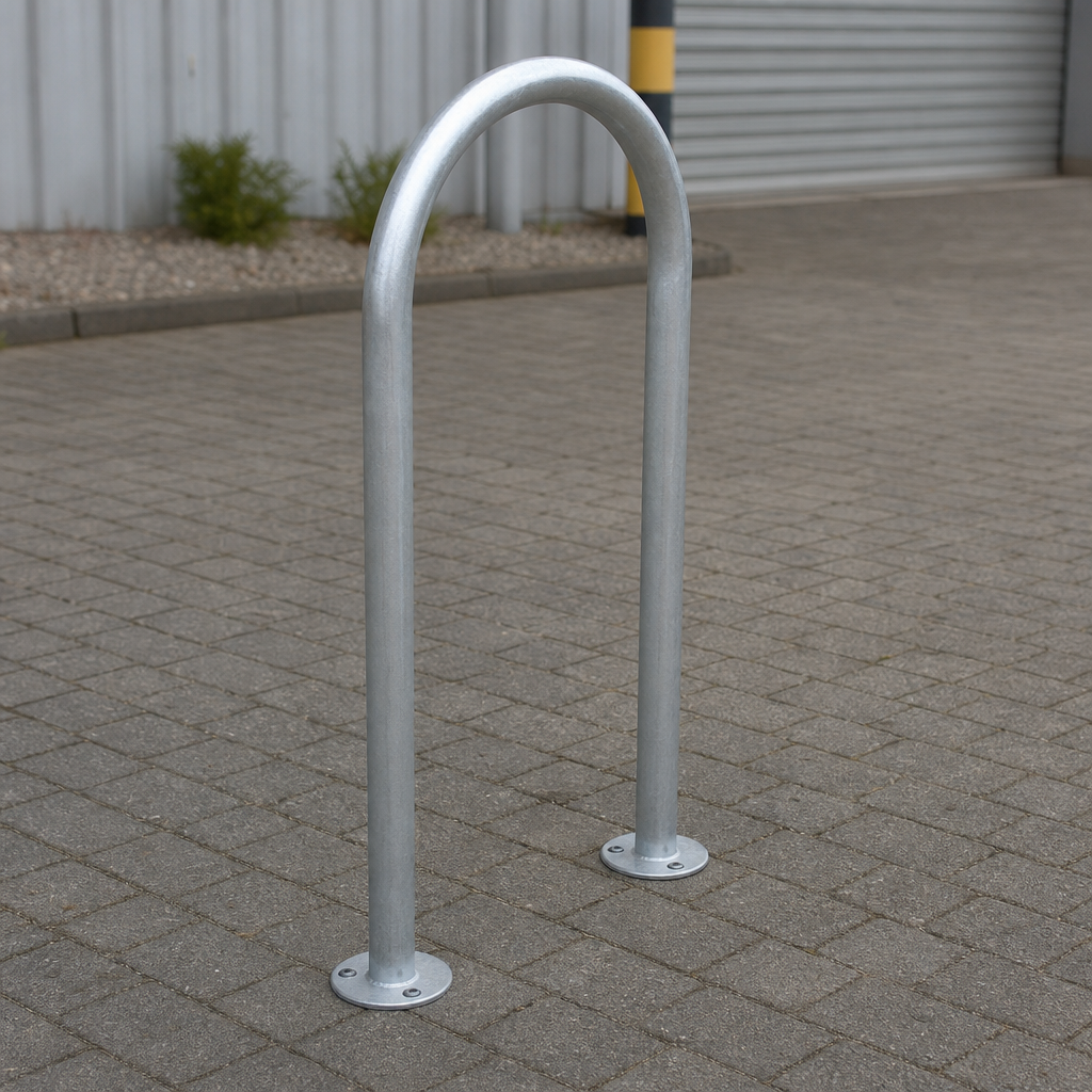 Ground Fix Hooped Bicycle Stand for Two Bikes