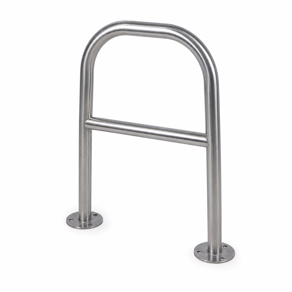 Ground Fix Hooped Bicycle Stand for Two Bikes
