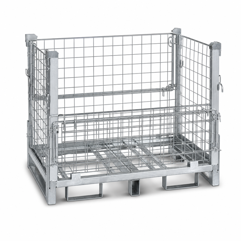 Half Euro Pallet Wire Hypacage Stillage