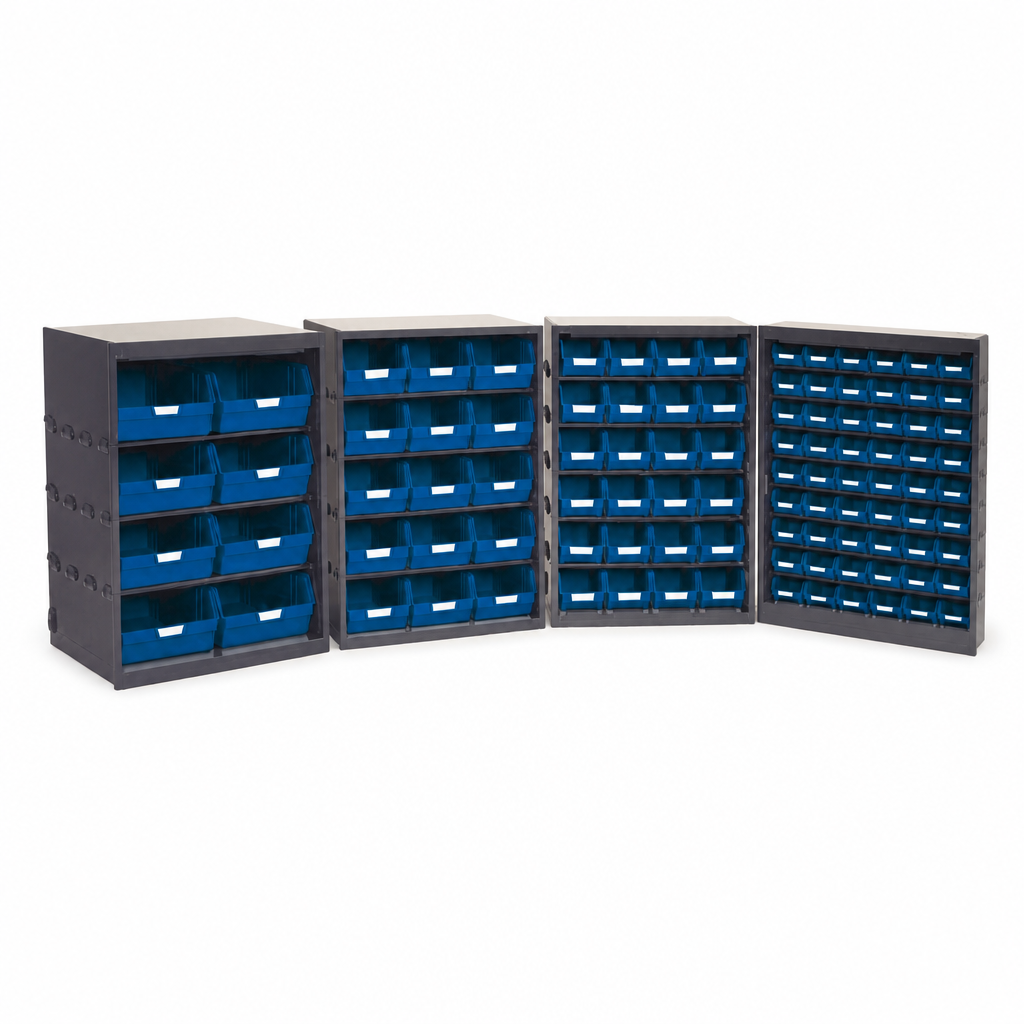 Half Height Small Parts Bin Cupboards