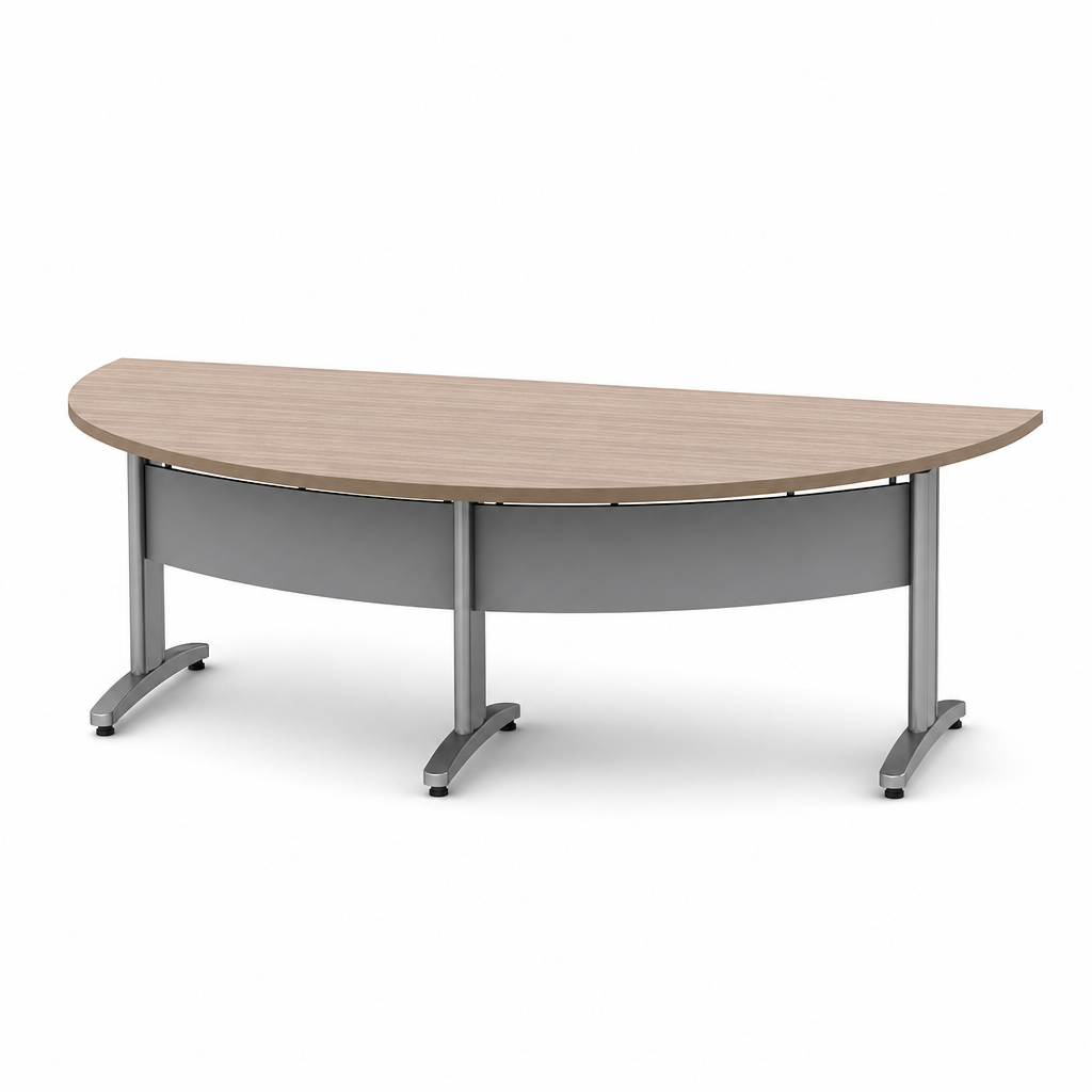 Half Moon Modular Conference Table with MFC Top