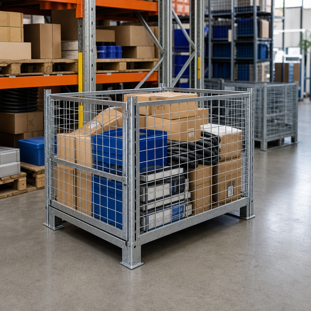 Half Size Mesh Cage Stillage