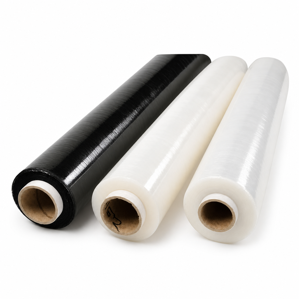 Hand Applied Stretch Film Rolls for Pallet Wrapping (Pack of 6)