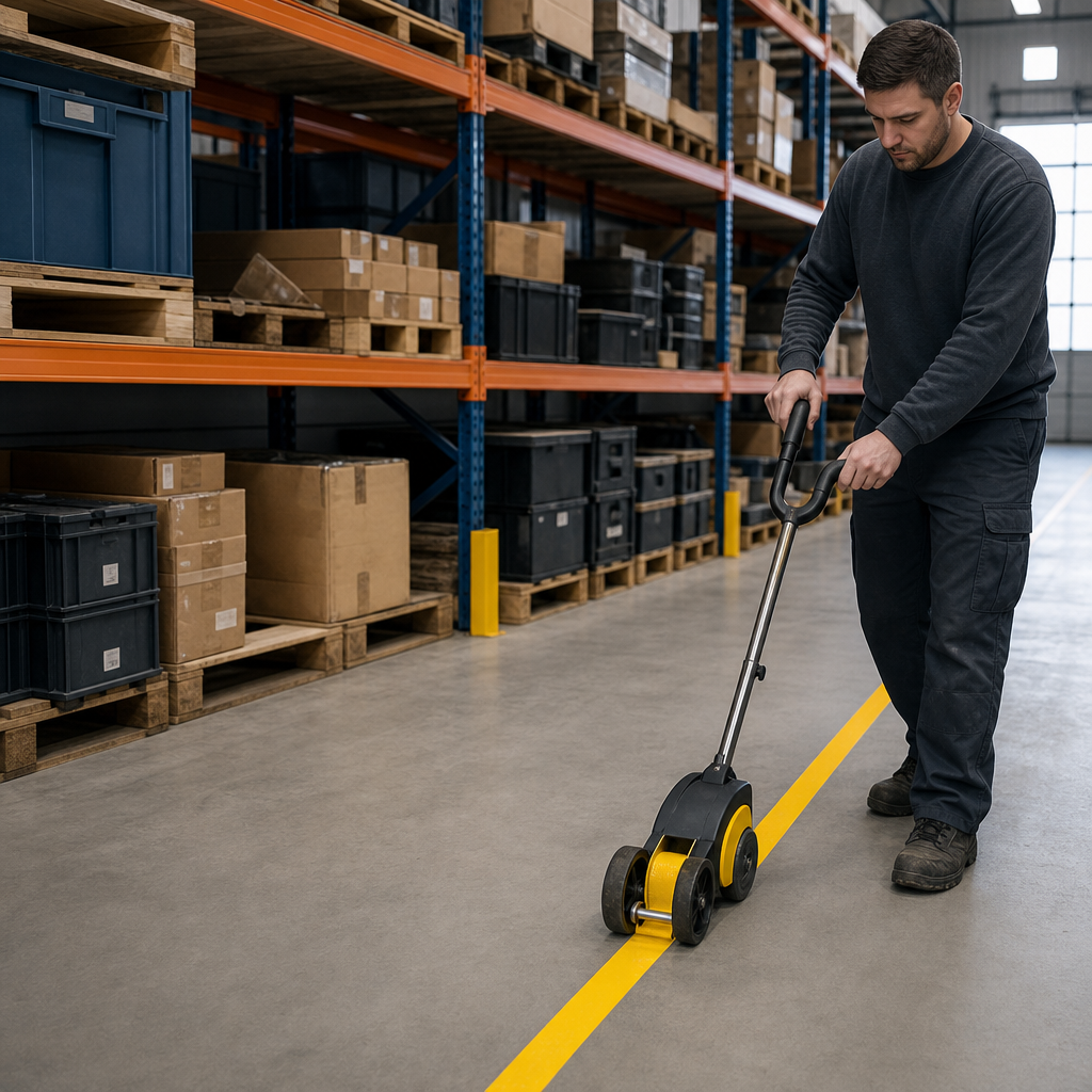 Hand-Held Line Marking Applicator Gun