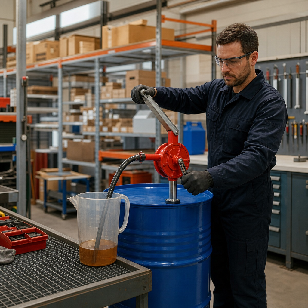 Hand Lever Drum Pump for Non-Corrosive, Corrosive Liquids & Oils