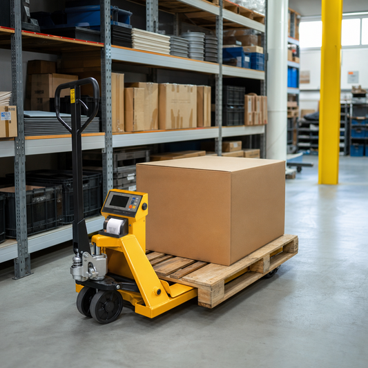 Hand Pallet Truck with Electric Weigh Scales and Printer 2000kg