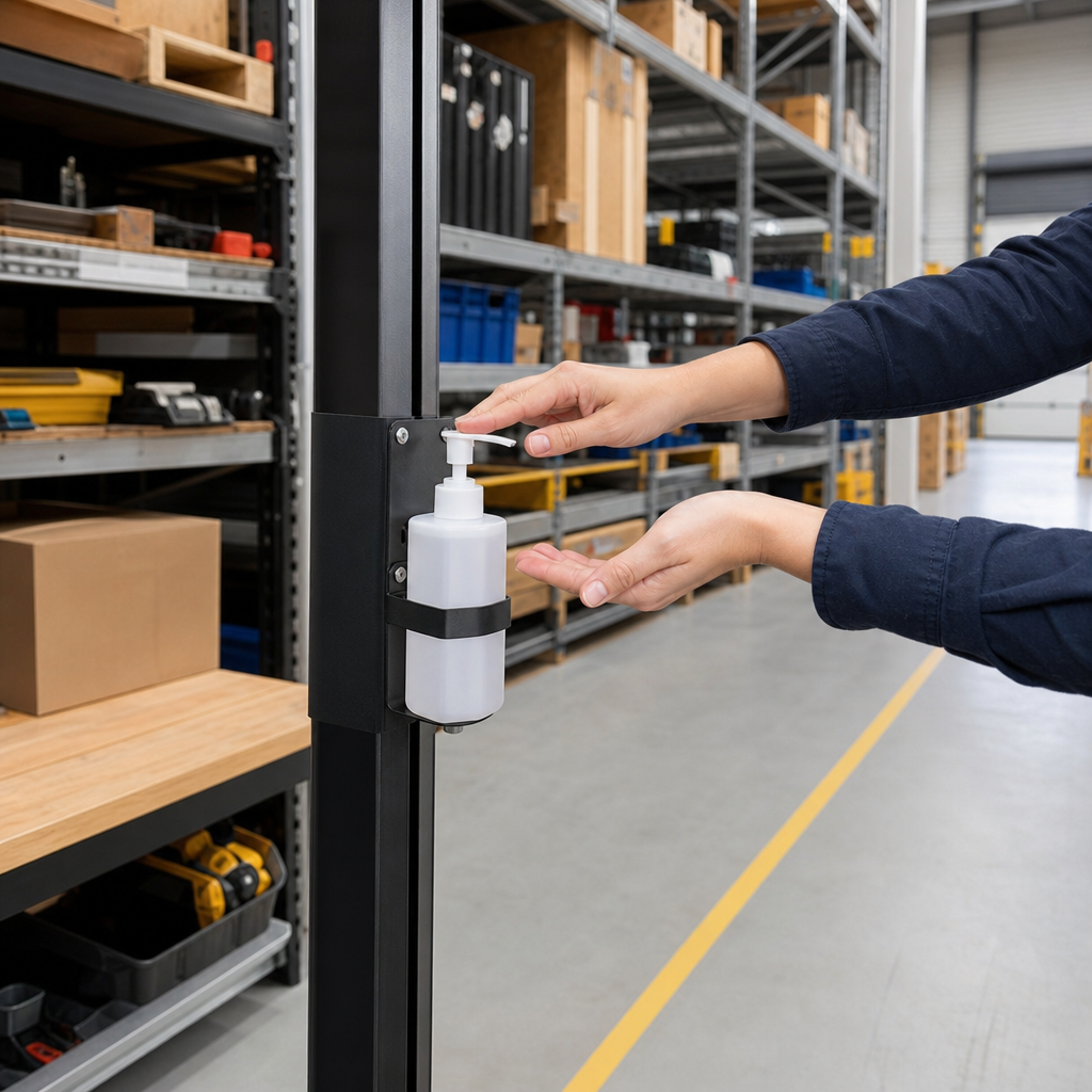 Hand Sanitiser Dispenser Post Bracket