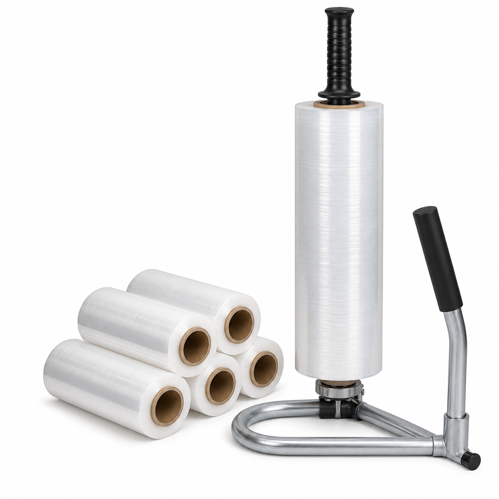Handheld Stretch Wrap Starter Kit with Dispenser
