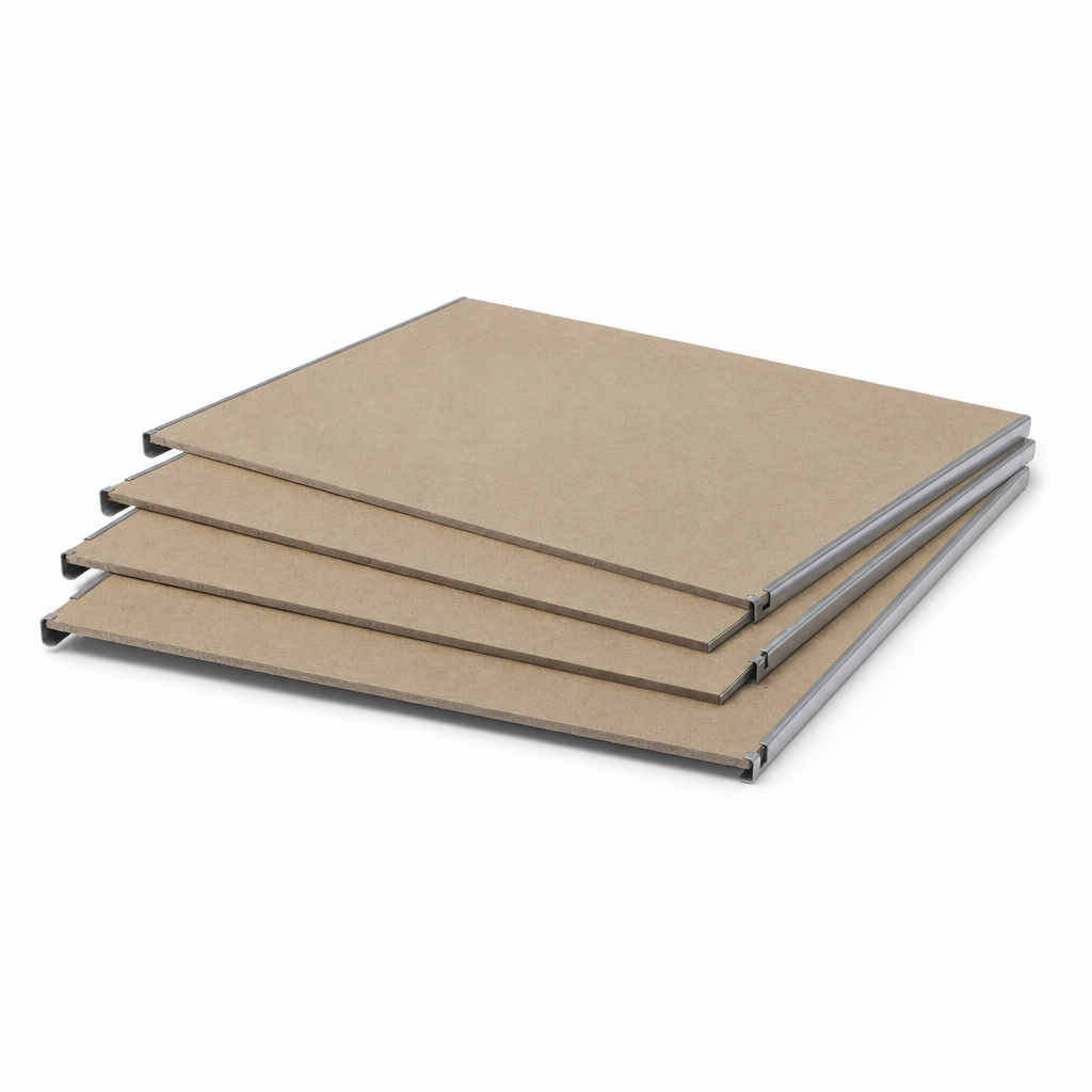 Hardboard Shelf Covers for Tubular Shelving
