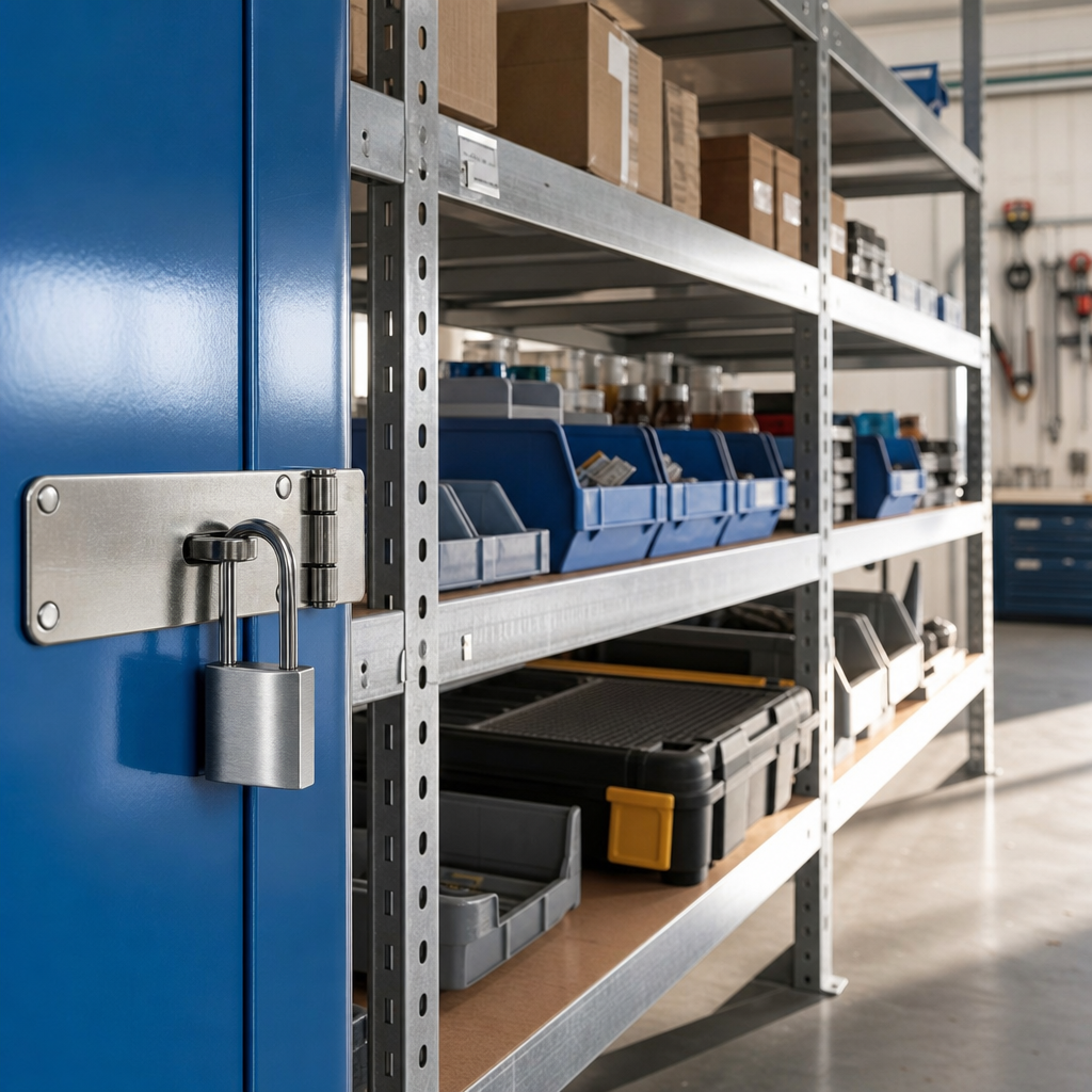 Hasp Lock for Antibacterial Lockers