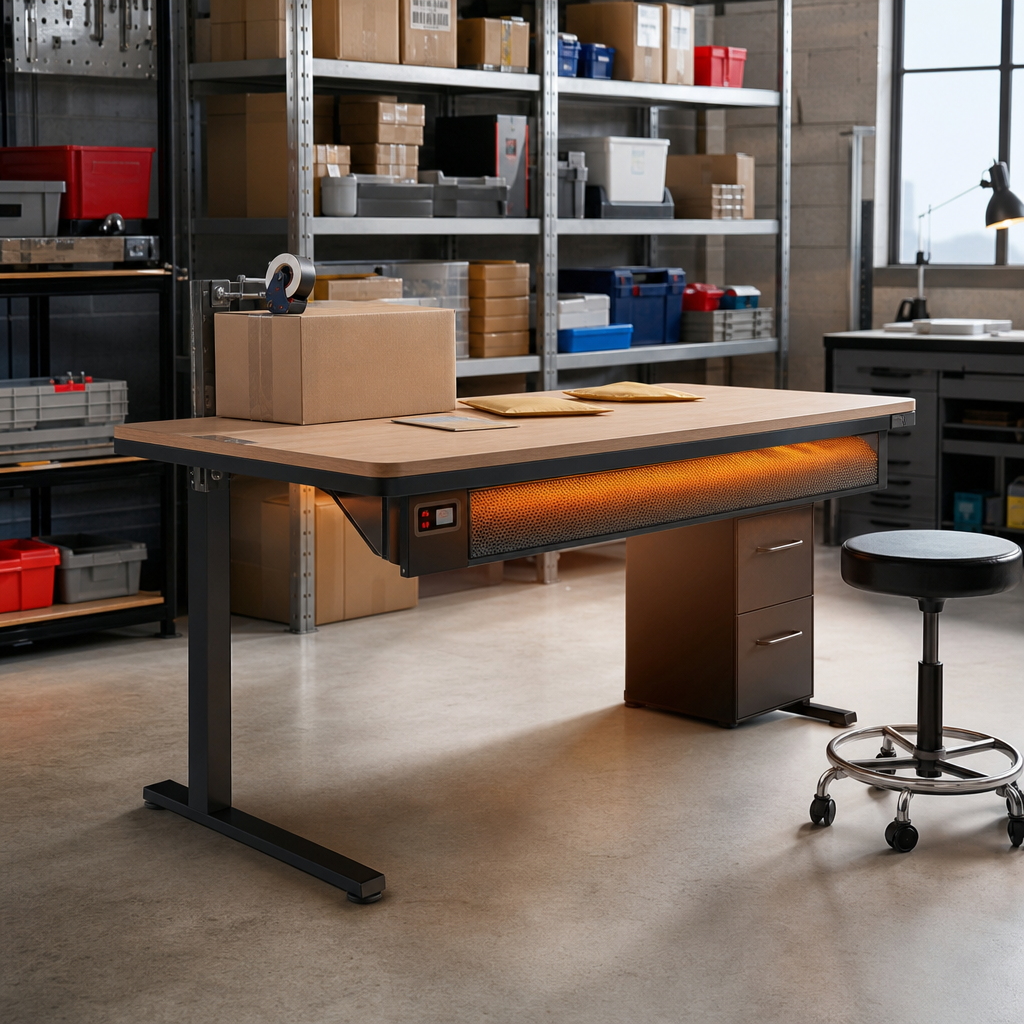 Heated Home and Office Desk 1200 x 600mm