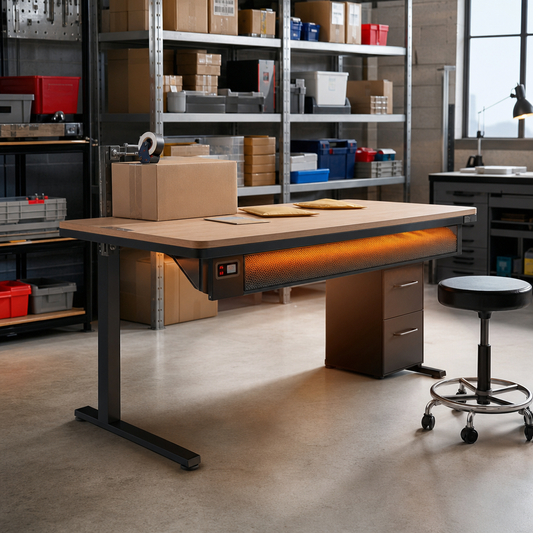 Heated Home and Office Desk 1200 x 600mm
