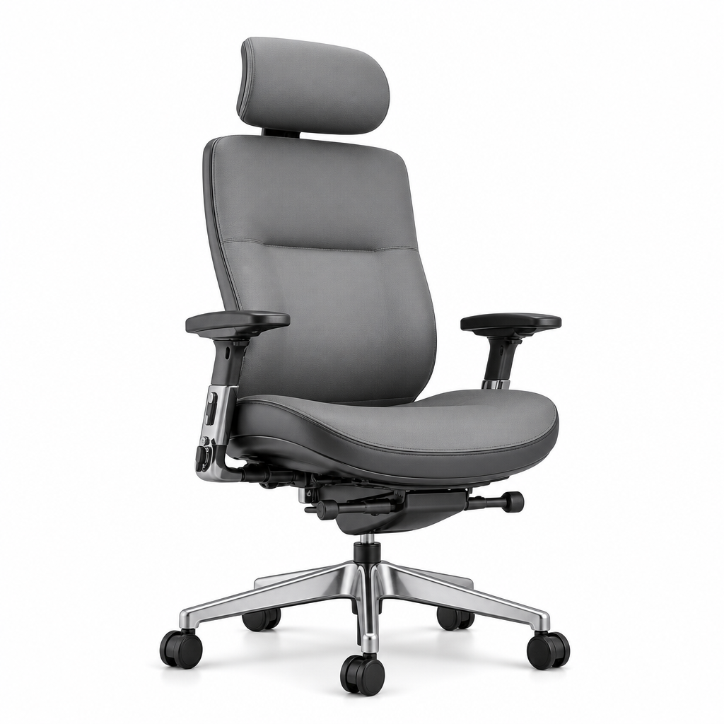Heavy Duty 24-Hour Adjustable Office Chair, Grey