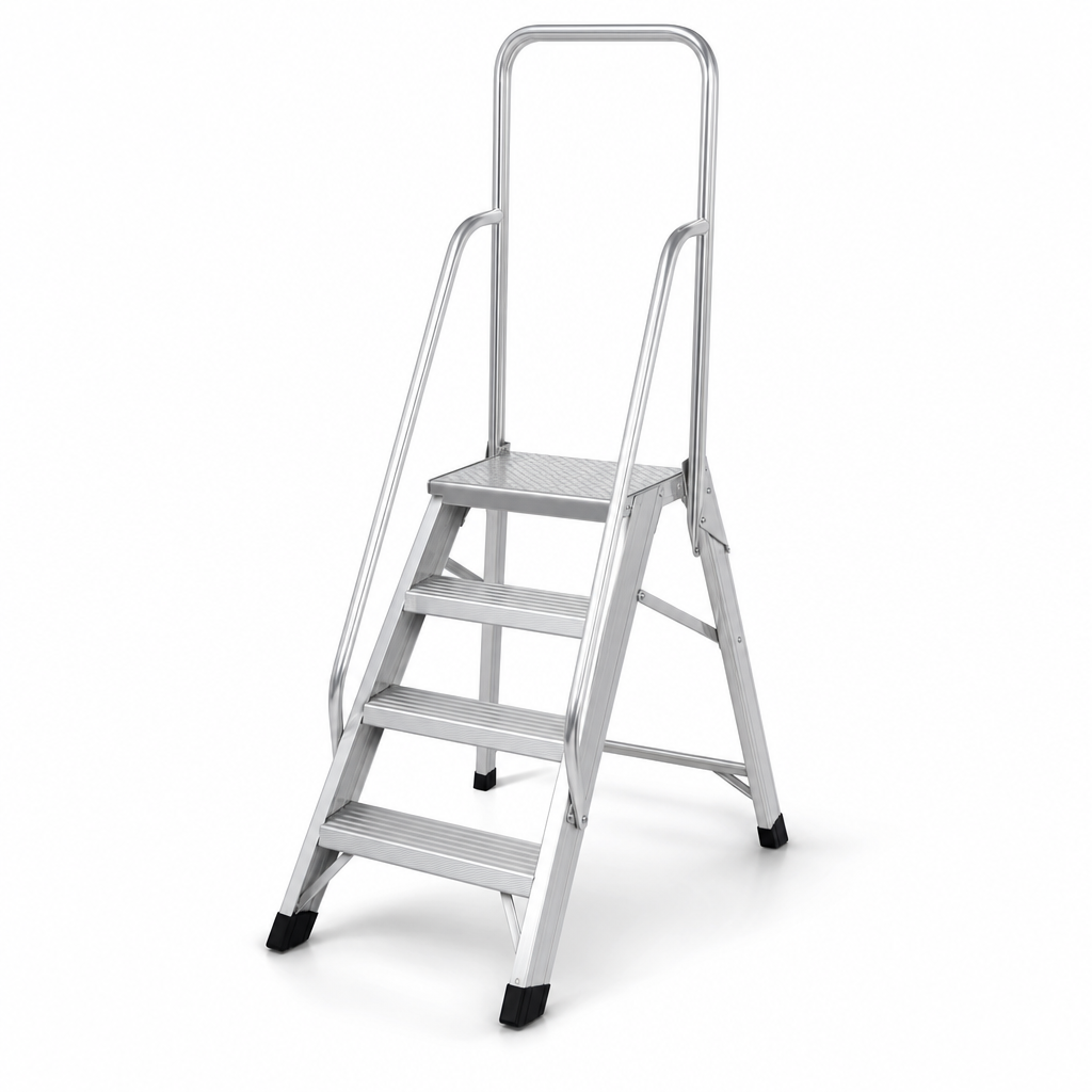 Heavy Duty Aluminium Platform Step Ladder