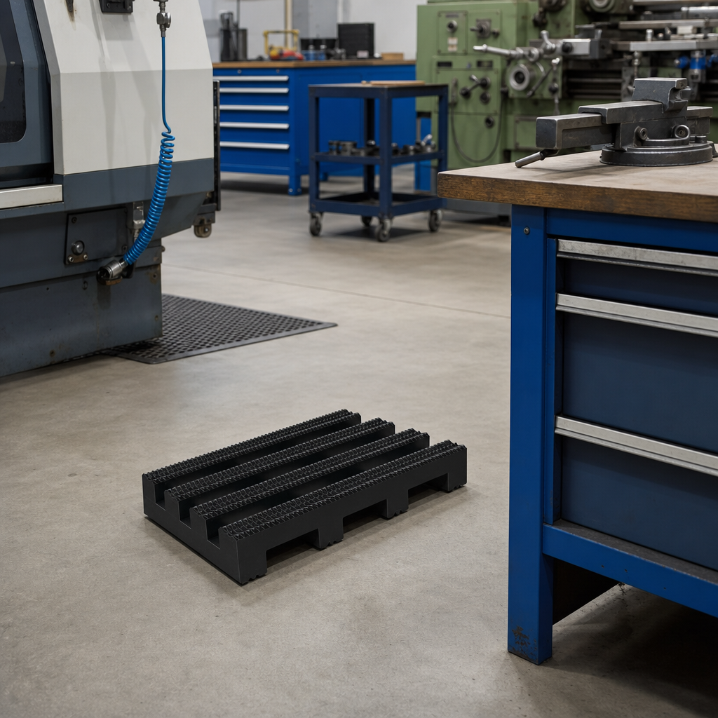 Heavy Duty Anti-Slip Safety Mats and Rolls