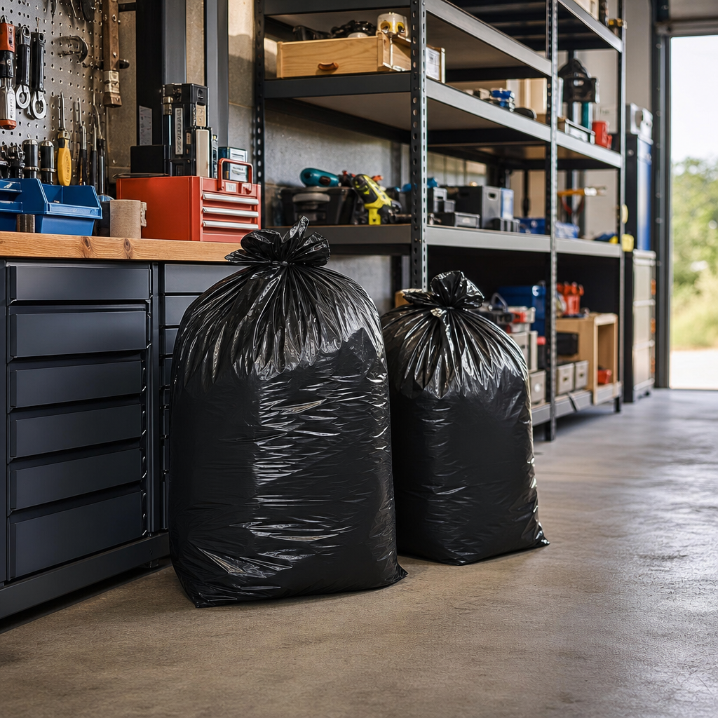 Heavy Duty Black Refuse Sacks 110–200L