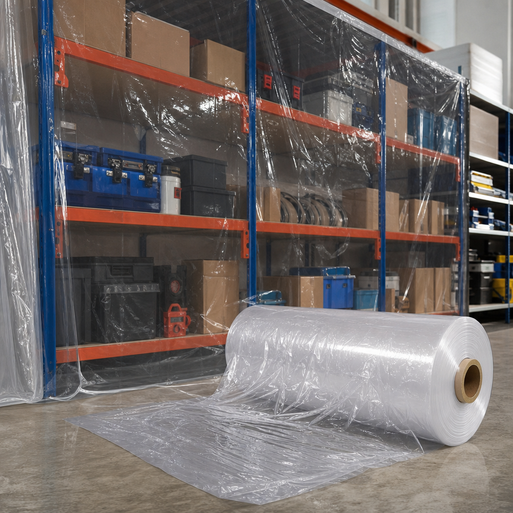 Heavy Duty Clear Polythene Sheeting Roll