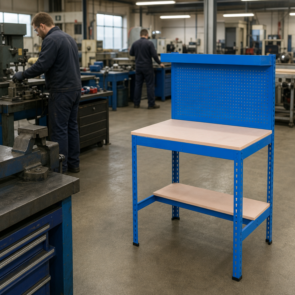Heavy Duty Compact Steel Workstation